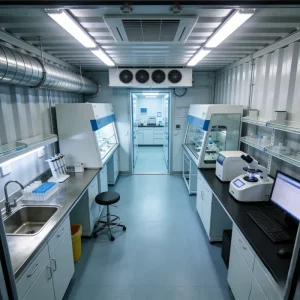 40 Foot Container Mobile Laboratory Container Medical Laboratory Clean Room Free Design Customization Fee Design Customization