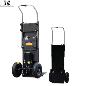 400kg 500kg Loads Two Wheels Automatic Stair Climbing Machine Iron Electric 1200W Stair Climber Trolley Truck