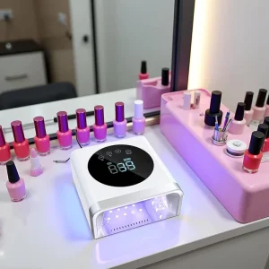 48W UV LED Nail Lamp Plastic 36pcs Bulbs Gel Dryer for Nail Salon Home Use