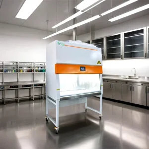 4ft Class II B2 Biosafety Cabinet Stainless Steel Laboratory Workstation HEPA Filter Air Curtain for Hospital School Lab
