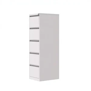5 Drawer Steel Filing Cabinet A4 FC Hanging File Folder Drawer Type Metal Office Document Storage Archive Cabinet