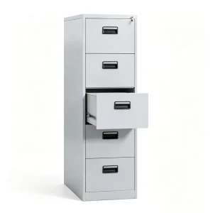 5 Drawer Steel Vertical Filing Cabinet Metal Office Storage Cabinet with Lock