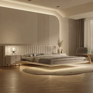 5 Star Complete Luxury Modern Solid Wood King Size Double Bed Furniture Set for Hotel Bedroom