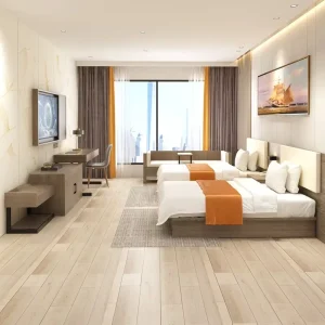 5 Star Custom Hotel Furniture Sofa Modern Hotel Bedroom Sofa Design