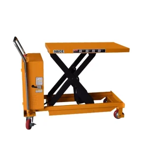 500KG Mobile Hydraulic Scissor Lift Table Platform Trolley Electric Lifter for Warehouse