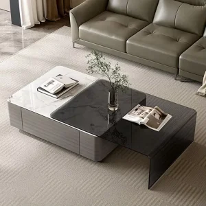 670231 Modern Design Home Furniture Extendable Center Table for Living Room Central Table Coffee Table Set