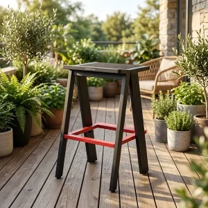 7 Days Delivery Spot Stock Black Bar Chair Restaurant High Bar Chair Bar Stool Chair