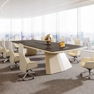 7.87 ft Extra Long Contemporary Eco Friendly Conference Table for 10 12 People Large Business Rectangle Stainless