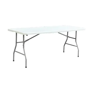 8/6/5/4ft Rental HDPE Plastic Folding Rectangular Dining Tables for Hotels Outdoor Events Weddings Warehouses Hotel Furniture