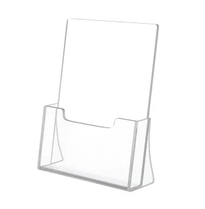 8.5 X 11 Acrylic Brochure Holder Stand for Pamphlet Flyer Literature Rack Card Leaflet