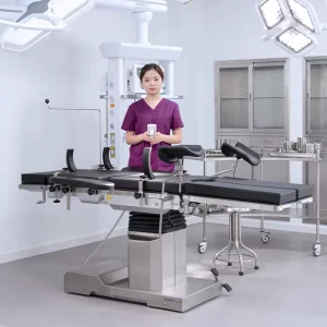 A202 Hydraulic Adjustable Medical Operating Table Electric Delivery Surgical Bed Modern for Hospital Use Made Metal