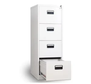 A4 5 Drawer Modern Minimalist Metal Filing Cabinet with Fireproof Anti Theft Moisture Proof Features for Office Use