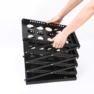A4 Portable Foldable Literature Rack Magazine Rack Catalogue Stand Brochure Holder