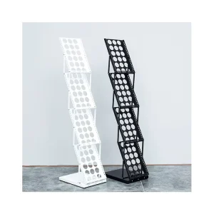 A4 Size Foldable Iron Frame Catalog Holder Magazine Exhibition Brochure Stand Promotion Advertising Display