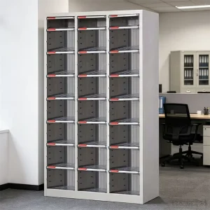 A4 Steel Filing Cabinet Anti Static Moisture Proof Corrosion Resistant Lock Included Modern Minimalism Office Workshop