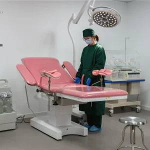 A99 7 Foldable Medical Examination Operation Bed Electric Gynecology Delivery Bed