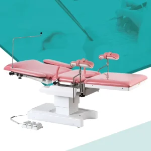 A99-7 Multifunction Adjustable Stainless Steel Medical Obstetric Bed Electric Gynecology Operation Delivery Table