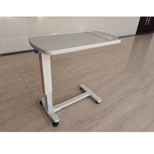 ABS Hospital Bed Table Bedside Hydraulic Lifting Bed Table Computer Overbed Desk Hospital Bedside Dining Table
