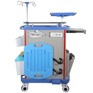 ABS Medical Rescue Trolley Hospital Furniture Ambulances Hospitals Steel Plastic Construction Infusion Anesthesia Medicine