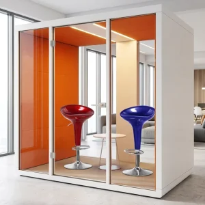 ABS Plastic Rotating bar Chairs Restaurant Furniture Chairs Modern bar Chairs Soundproof Rooms Soundproof Room Furniture