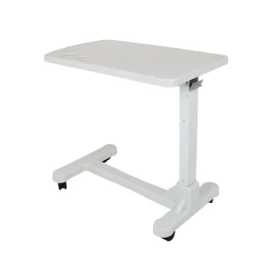 ABS Wooden Adjustable Mobile Dining Table HCM06 for Hospital Use Lifetime Warranty with Onsite Training