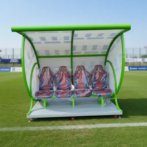 ACT Portable Sports Bench TBX Elite Football Team Bench and Referee Reserved Player Bench Carbinate for Sports and Entertainment