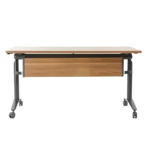 ANSI BIFMA Standard Contemporary Commercial Office Folding Conference Table Steel Aluminium Frame Rectangle Shape 4 Seater Hotel