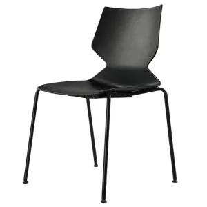ANSI BIFMA Standard Contemporary Steel Frame Eco Friendly Stackable Dining Chair for Home Office and Home Use