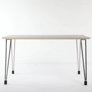 ANSI BIFMA Standard Modern Commercial Restaurant Dining Table Chair Set Stainless Steel Frame Wood Top School Living Room