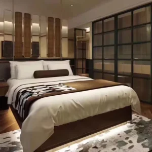 ATWOKA Boutique Hotel Bedroom Furniture Set Luxury Guest Room Furniture