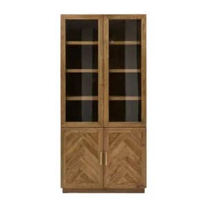 AY 3082 2 Riverside French Vintage Solid Wood Eco Friendly Multifunction Bookcases for Living Room and Bedroom