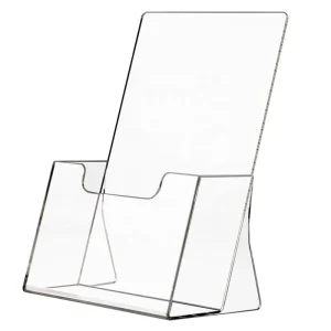 Acrylic Brochure Holder Card Display Stand 4”