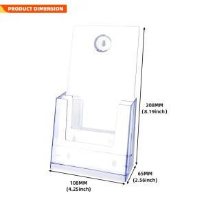 Acrylic Brochure Holder Plastic Acrylic Literature Holders Clear Flyer Holder Rack Card Holder Magazine