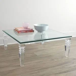 Acrylic Dining Table Customized Modern Acrylic Coffee Table Irregular Sofa End Side Table