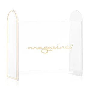 Acrylic Magazine Rack Lucite Book Holder