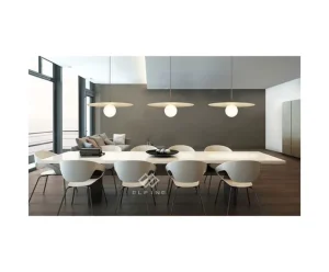 Acrylic Office Desk Meeting Table White Modern 10 seats conference table
