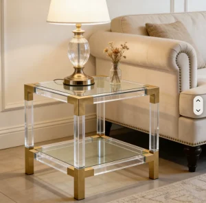 Acrylic Plastic Contemporary Design Luxury Modern Coffee Table for Living Room Home Furniture