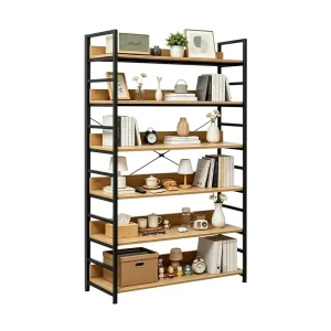 Adjustable 6-Shelf Eco-Friendly Multifunction Kitchen Microwave Rack Stand Industrial Design Metal Sundries Spice Organizer