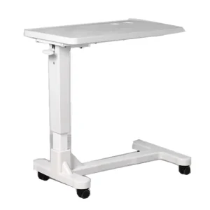 Adjustable Abs High Quality Medical Work Beside Table Movable Hospital Dinner Overbed Table