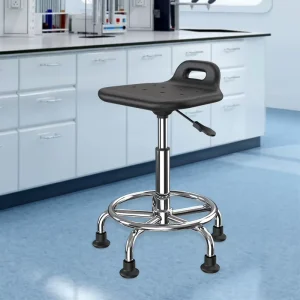 Adjustable Anti Static Metal Wood University Chemistry Lab Stool School Laboratory Chair Furniture Workshop