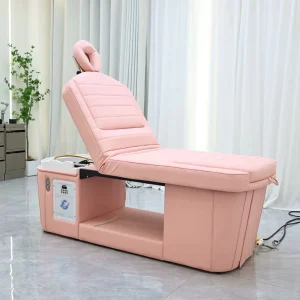 Adjustable Backrest Thai Shampoo Pedicure Bed Head Spa Waterfall Multi-functional Hot Water Heater Massage Hair Shampoo Bed
