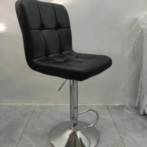 Adjustable Bar Stool with Armrest PU Leather Swivel Counter Chair Modern Kitchen Bar Dining Seating