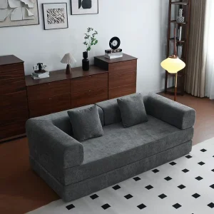Adjustable Compression Sofa in Box Couch Canape Set for Living Room Foldable Lit Bed Compressed Modular Sectional Vacuum