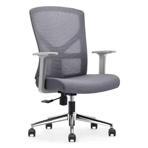 Adjustable Ergonomic Mesh Task Chair for Offices Conference Rooms and Workstations with Smooth Swivel and Supportive Backrest