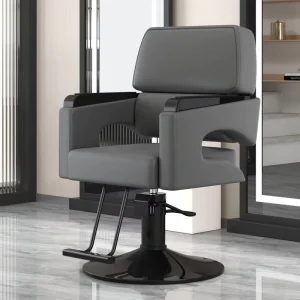 Adjustable Ergonomic Professional Hair Salon Barber Chair Modern Design Lift Type Rotatable Hair Salon Dedicated Chair