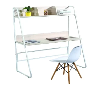 Adjustable Ergonomic Wood Study Table Computer Desk with Shelves