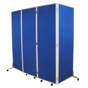 Adjustable Flexible Movable Partition School Divider Room Partition Foldable Tempered Glass Aluminum Frame