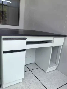 Adjustable Foot Pad Laboratory Bench Full Steel Body for Scientific Research Lab