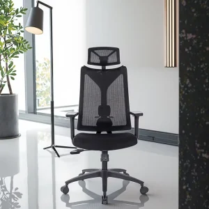 Adjustable Headrest High Back Office Chair with Modern Design Executive Boss Chair Made of Mesh Material