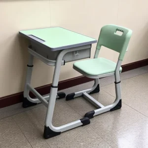 Adjustable Height Comfortable Study Desk and Chair Set for Kids School Room Modern Design Factory Source